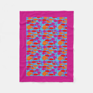 Tropische Fische - Fleece Blanket Small