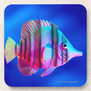 Tropische Fische Getränkeuntersetzer