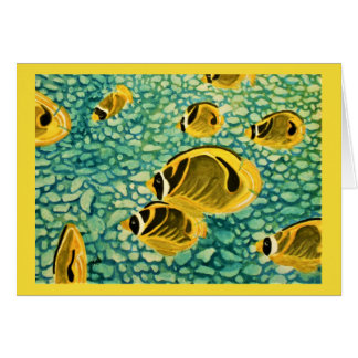 Tropische Fische im Türkis-SeeAquarell