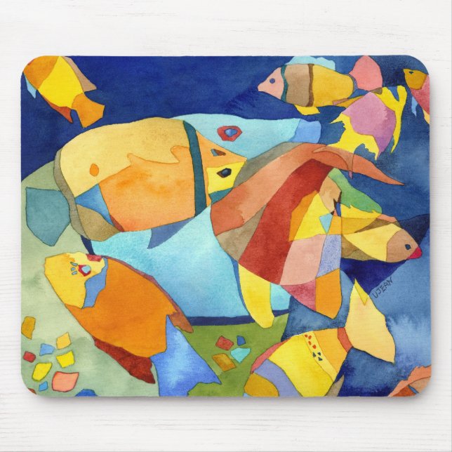 Tropische Fische Mousepad (Vorne)