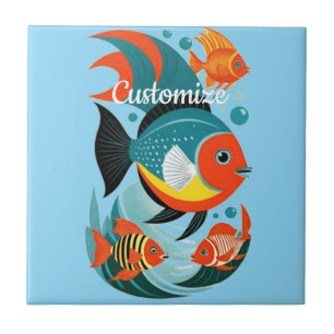 Tropische Fischsorte Thunder_Cove Fliese