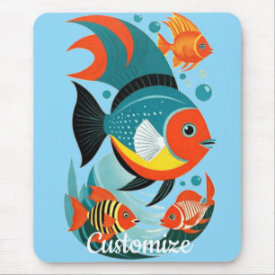 Tropische Fischsorte Thunder_Cove Mousepad