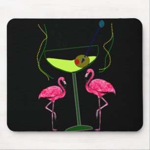 Tropische Flamingo-Kunst-Geschenke Mousepad