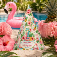 Tropische Flamingo-Poolparty zum 7. Geburtstag Spl