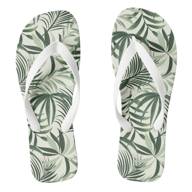 Tropische Flip Flops (Fußbett)