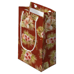 Tropische Florale Vintage-Hochzeitsdusche Kleine Geschenktüte