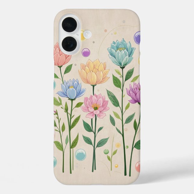 Tropische Flucht: iPhone Case mit Palm Tree (Rückseite)