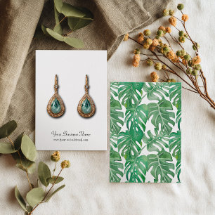 Tropische Foliage-Blätter Benutzerdefinierte Ohrka