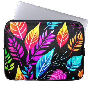 Tropische Folien: Leaf Art Laptopschutzhülle
