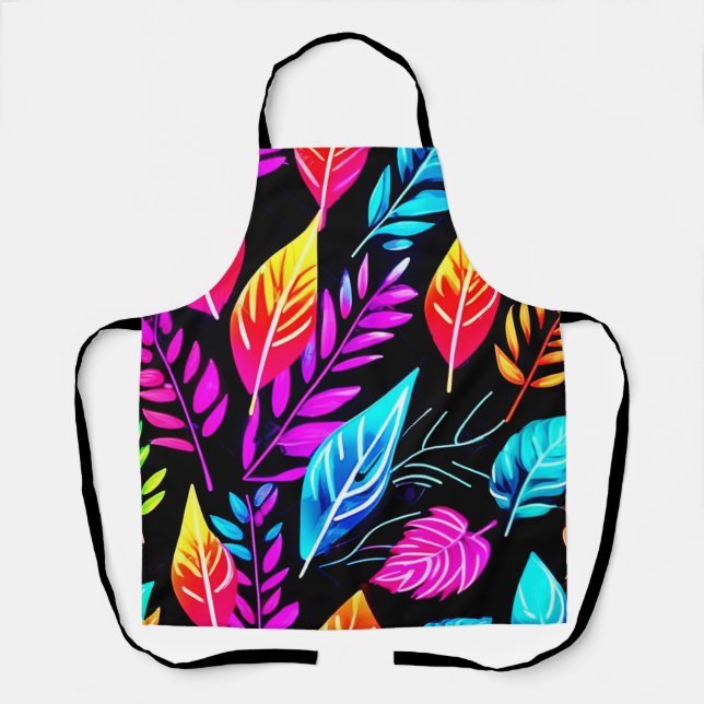 Tropische Folien: Leaf Art Schürze (Vorderseite)