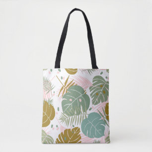 Tropische Folien - Muster aus Monstera und Palmblä