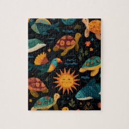 Tropische Freunde Sommer Puzzle Geschenk