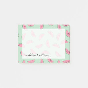 Tropische Frucht-Farben-Spritzer-Muster Post-it Klebezettel