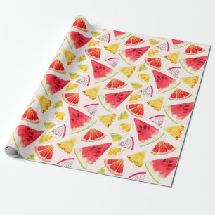 Tropische Frucht Geschenkpapier