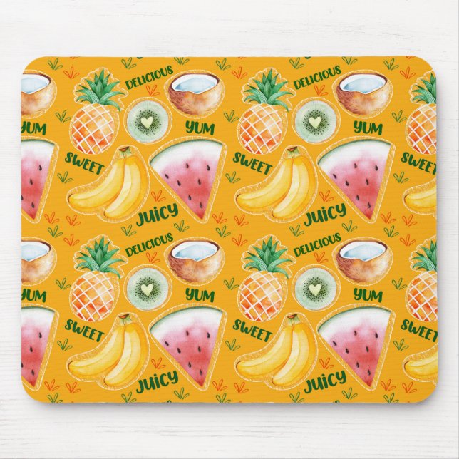 Tropische Frucht-Mauspad Mousepad (Vorne)