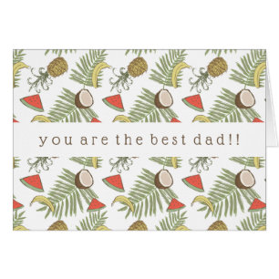 Tropische Frucht-Skizze-Muster