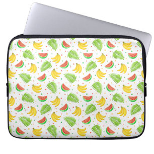 Tropische Frucht-Tupfen-Muster Laptopschutzhülle