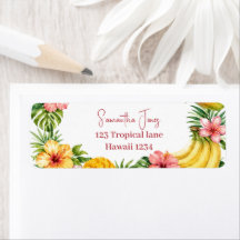 Tropische Früchte Ananas Hawaiianische Brautparty