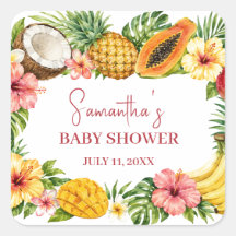 Tropische Früchte Ananas Hawaiianische Brautparty
