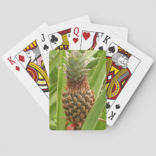 Tropische Früchte der Ananas in der Natur Spielkarten