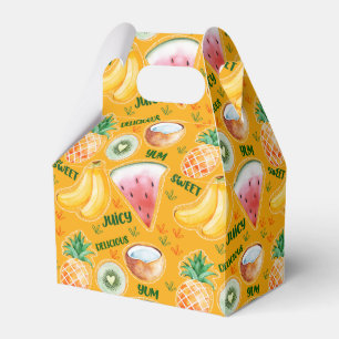 Tropische Früchte Favor Box Geschenkschachtel