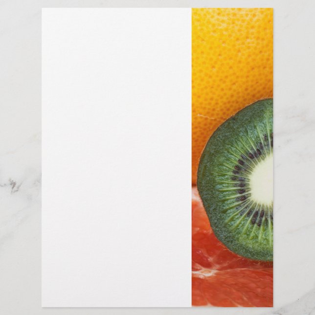 Tropische Früchte: Kiwi und Grapefruits Flyer (Vorne)