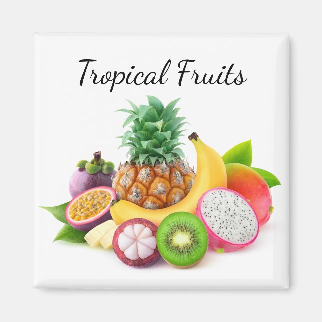 Tropische Früchte Magnet (Vorne)