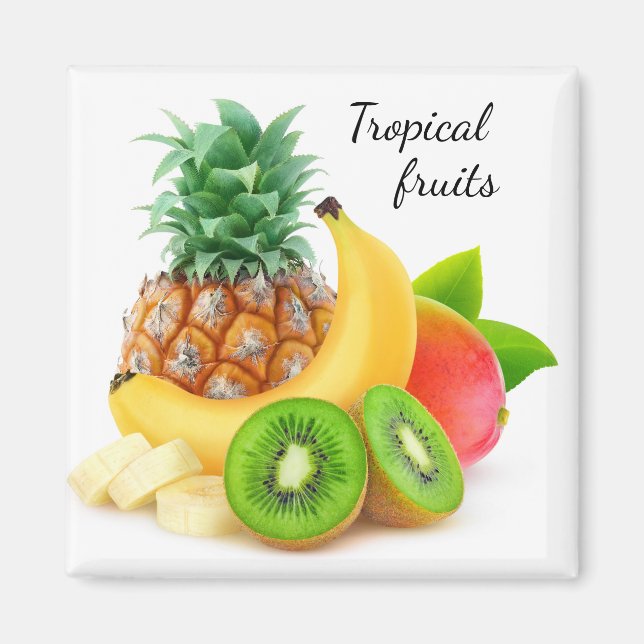 Tropische Früchte Magnet (Vorne)