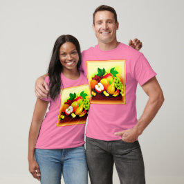 Tropische Früchte Malerei. Jetzt kaufen T-Shirt