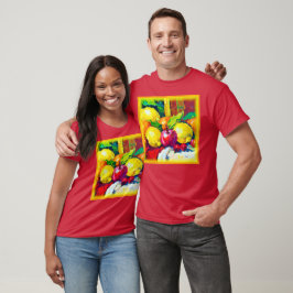 Tropische Früchte Pianting. Jetzt kaufen T-Shirt