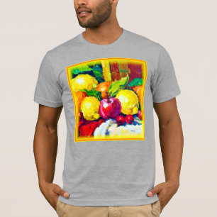 Tropische Früchte Pianting. Jetzt kaufen T-Shirt