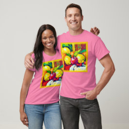 Tropische Früchte Pianting. Jetzt kaufen T-Shirt