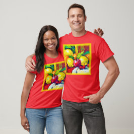 Tropische Früchte Pianting. Jetzt kaufen T-Shirt