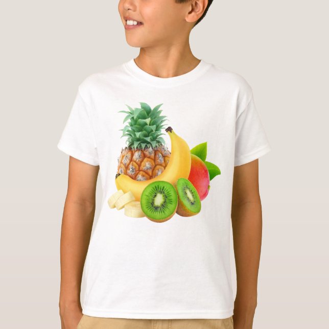 Tropische Früchte T-Shirt (Vorderseite)