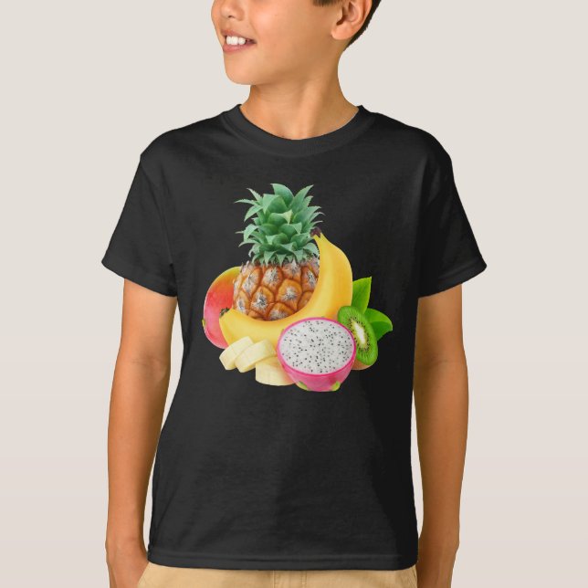 Tropische Früchte T-Shirt (Vorderseite)