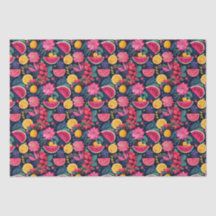 Tropische Früchte und Blume