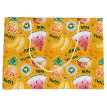 Tropische Fruchtgeschenktasche