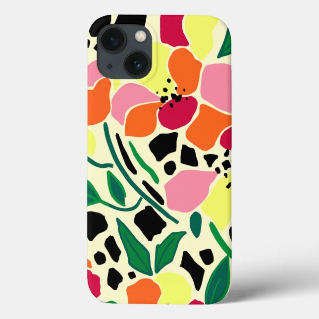 Tropische Gartenpunkte Case-Mate iPhone Hülle (Rückseite)