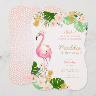 Tropische Geburtstags-Einladung Einladung