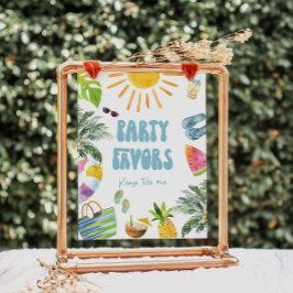 Tropische Geburtstagsfavoriten Poster