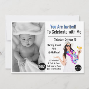 Tropische Geburtstagsfeier Geboren und heute