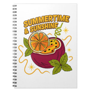 Tropische Gedanken - Sommerzeitschrift Notizblock