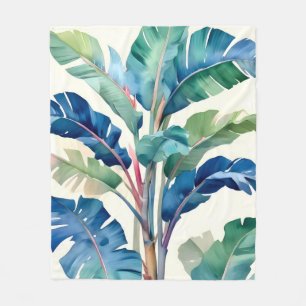 Tropische Gefühl Fleecedecke