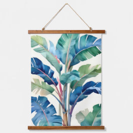 Tropische Gefühl Wandteppich Mit Holzrahmen