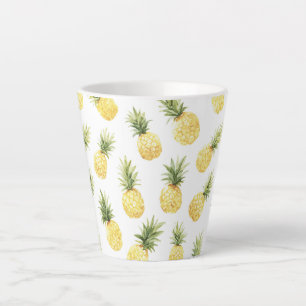 Tropische gelbe Ananas Milchtasse