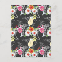 Tropische Getränke mit Tieren