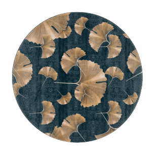 Tropische Ginko-Palmen-Blätter, hawaiianisches Mus Schneidebrett