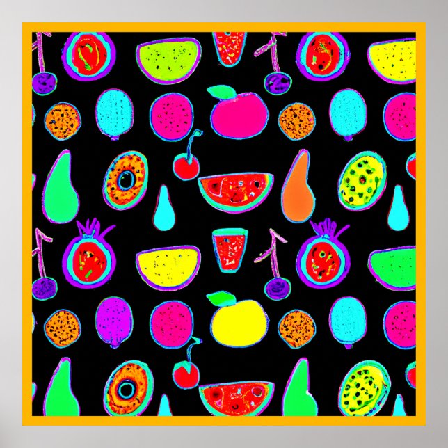 Tropische Glühexplosion Poster (Vorne)