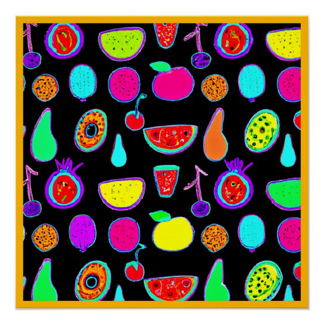 Tropische Glühexplosion Poster (Vorderseite)