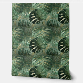 Tropische grüne Blätter Tapete